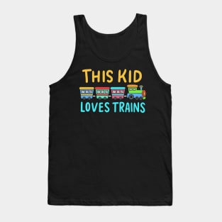 This Kid Loves Trains Tank Top